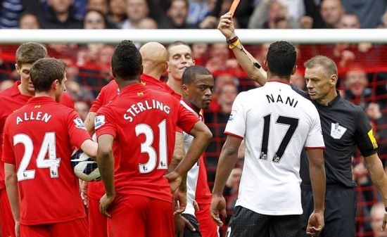  曼联争议红牌葬送德比胜利  